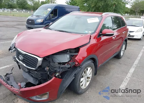2017 Kia Sorento 2.4L Lx z USA, uszkodzony, nr VIN 5XYPGDA31HG337826
